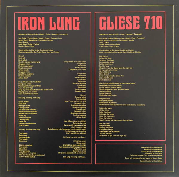 King Gizzard And The Lizard Wizard – Ice, Death, Planets, Lungs, Mushrooms And Lava (2LP)